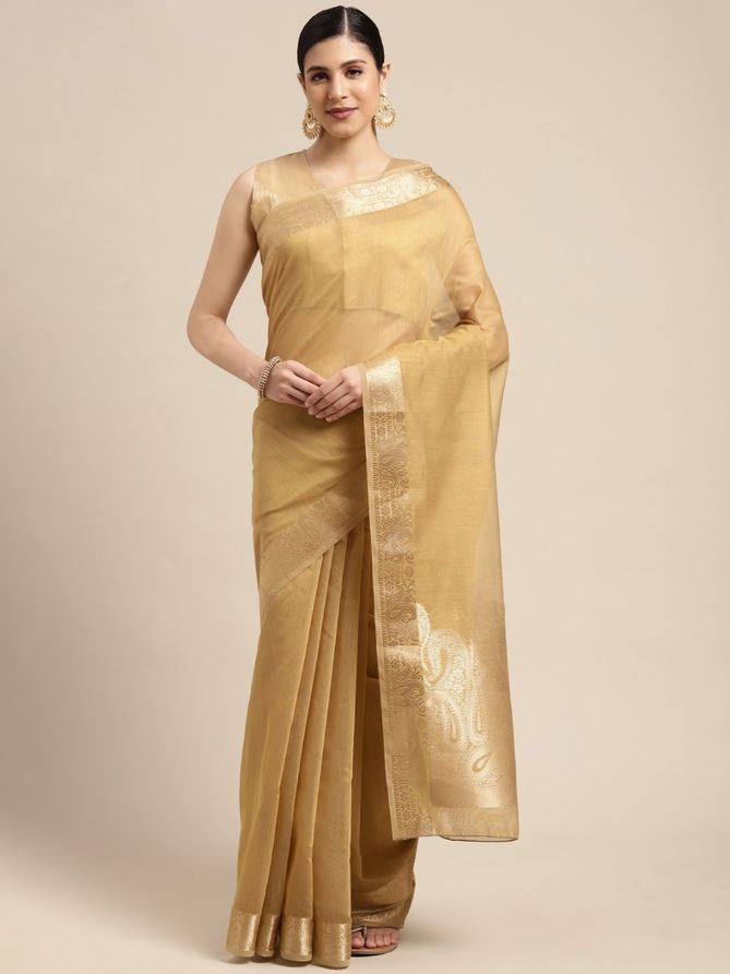 Sidnaz 6.1 New Fancy Party Wear Designer Linen Woven Saree Collection